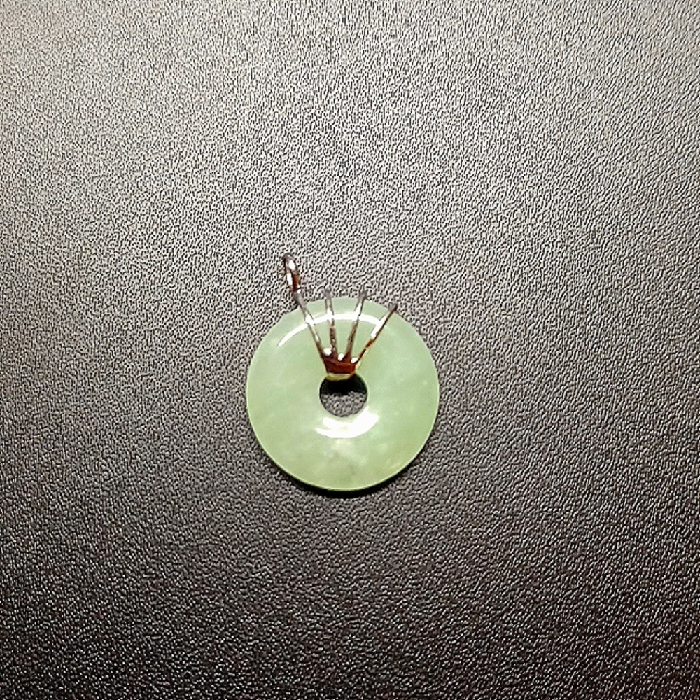 Sterling Silver Jade Pendant